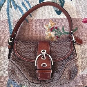 Brown Patterned Women's Bag